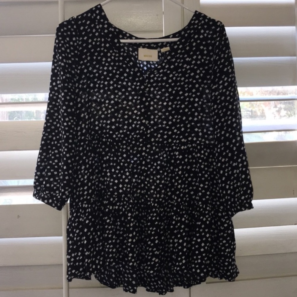 Anthropologie MAEVE baby doll top